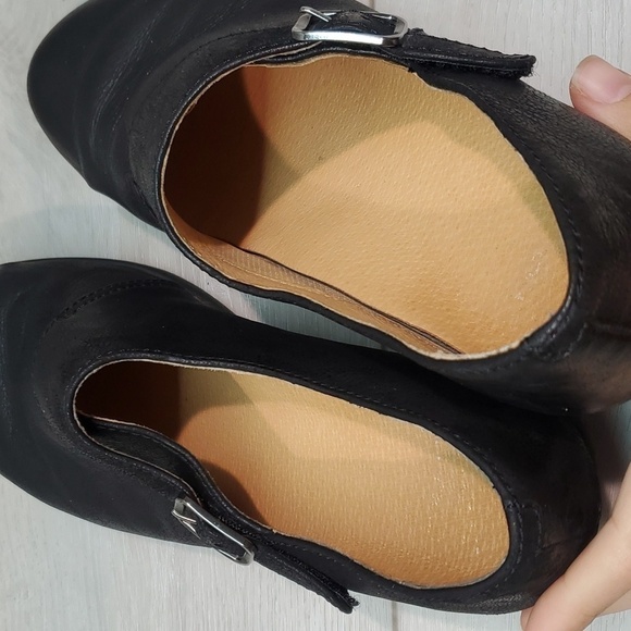 Dansko Women Marisa Comfort Mary Jane Leather Wedge Clogs shoes sz 38/7.5-8 - Picture 12 of 13